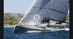 Desktop Screenshot of life-yachts.se