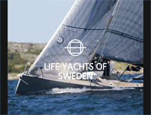 Tablet Screenshot of life-yachts.se